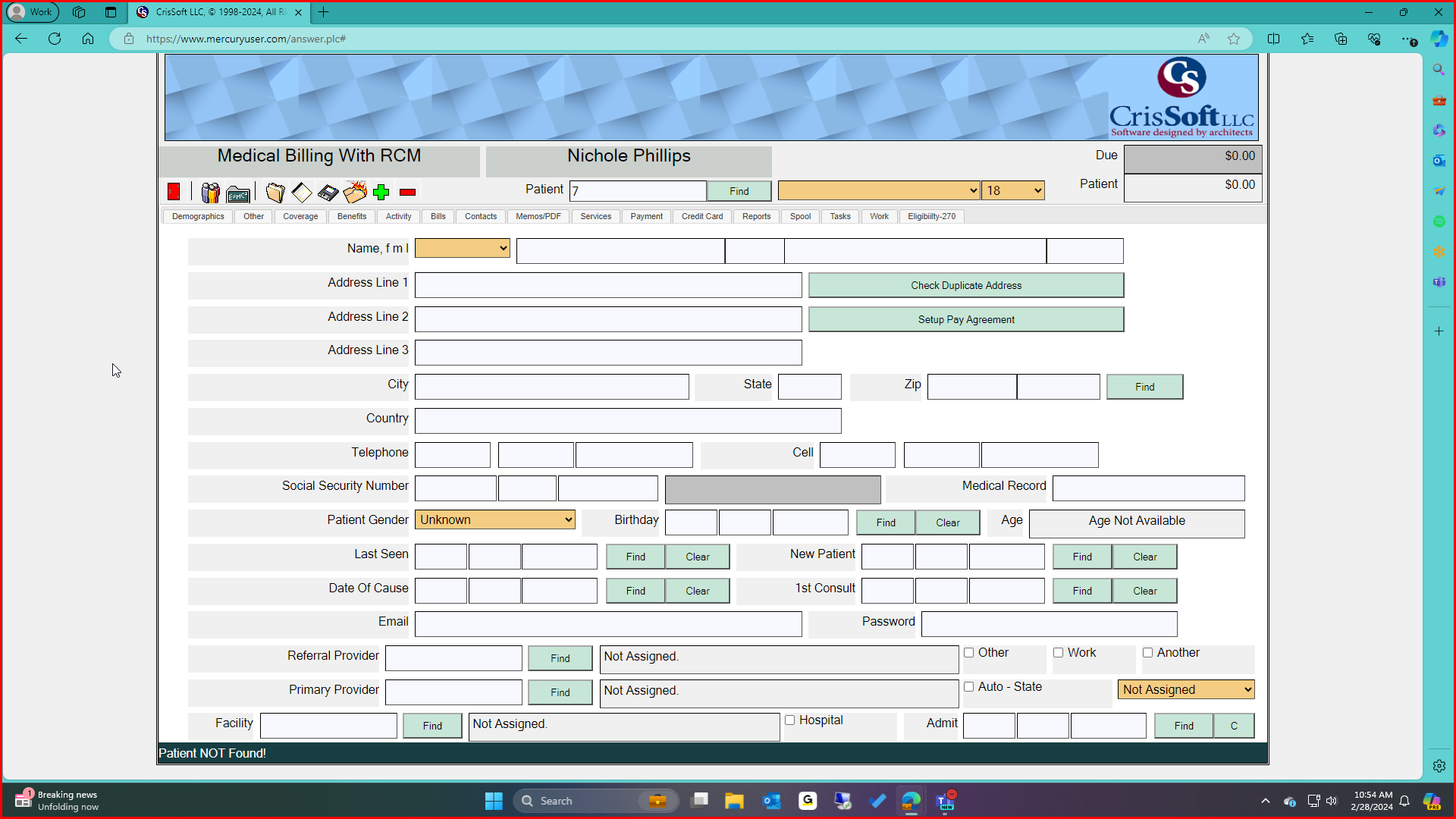 screenshot of Mercury One Plus